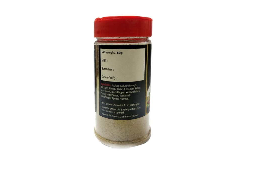Mirchillion Chat Masala    Plastic Bottle  50 grams
